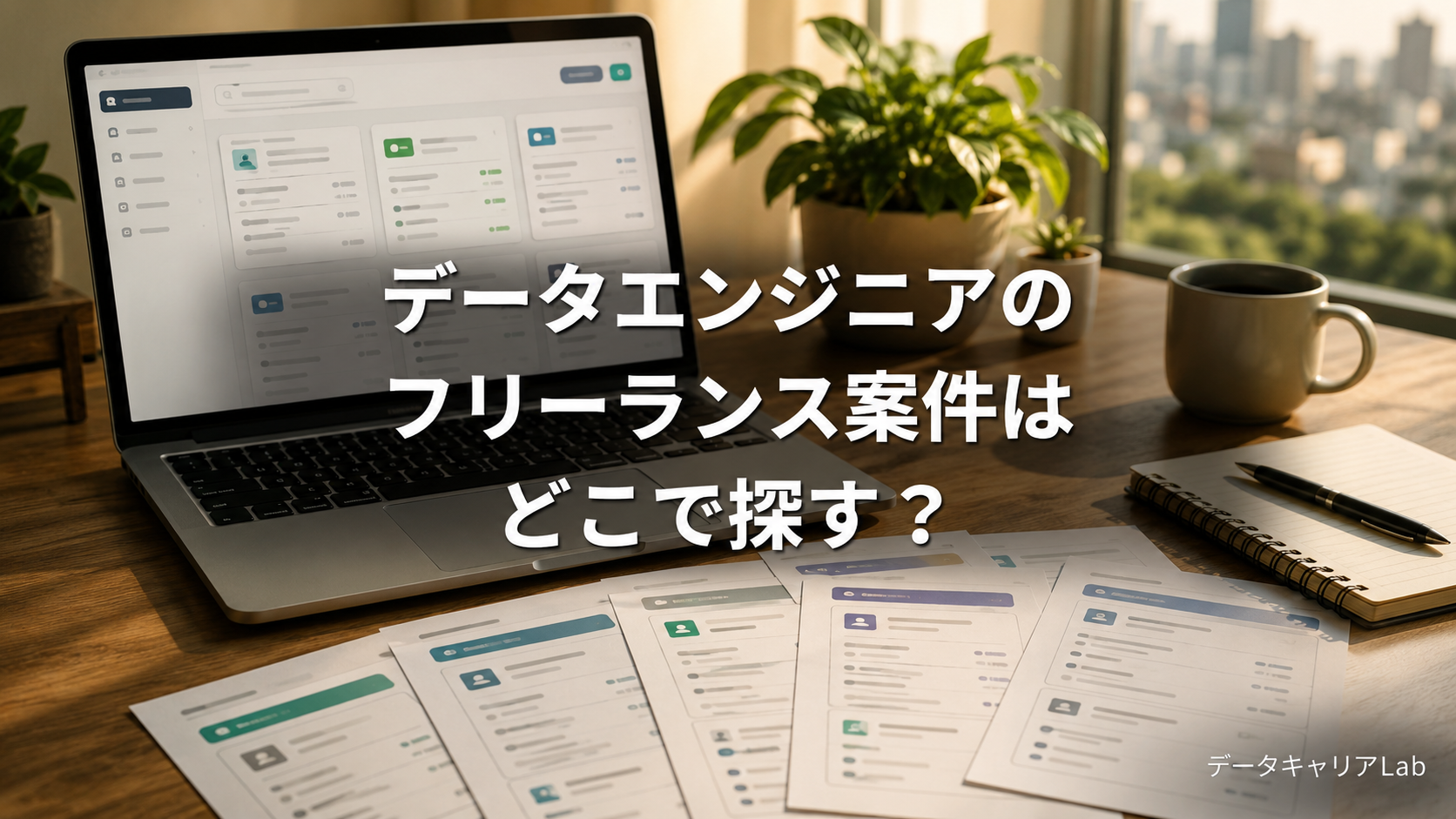 データエンジニアのフリーランス案件はどこで探す？ — フリーランスボード活用解説